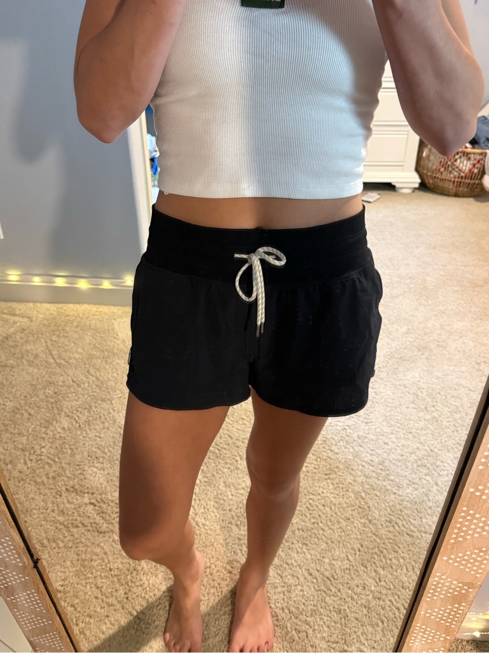 Vuori Women's Black Athletic Shorts